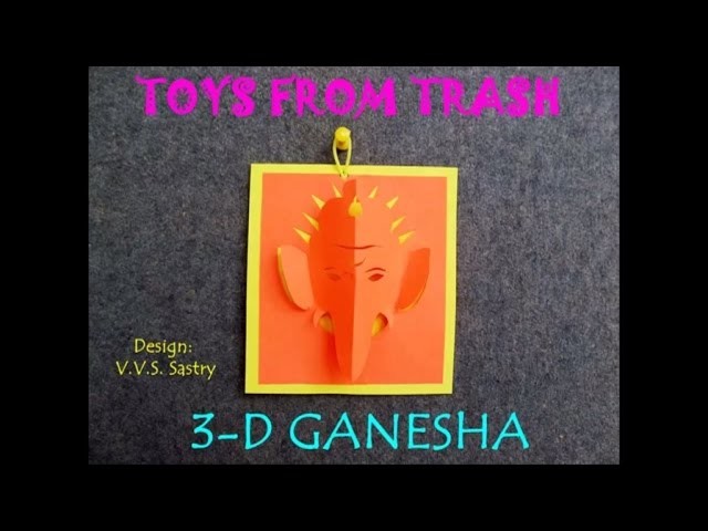 3-D Ganesha | Kannada | Paper Sculptor!