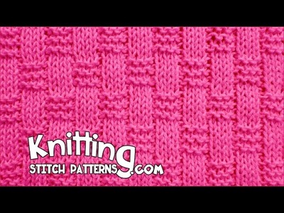 Basket Weave Ribbing stitch
