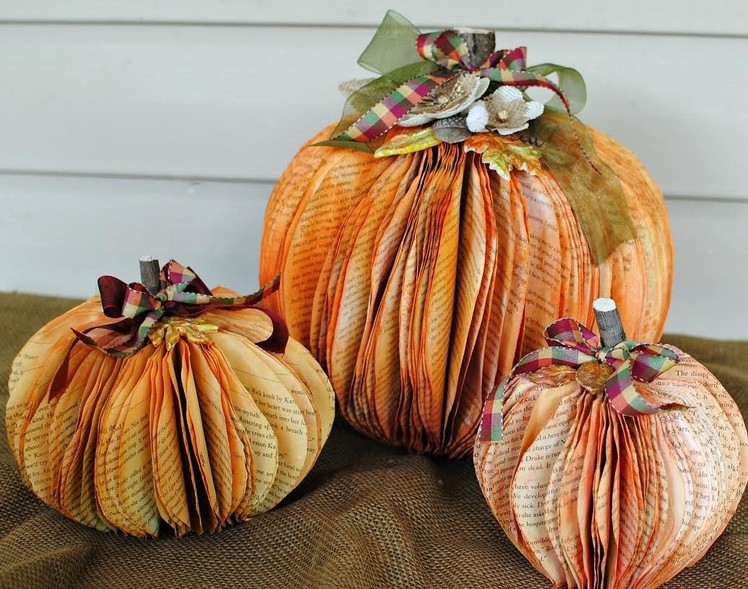 Book Paper Pumpkin with Delaina Burns on Live with Prima