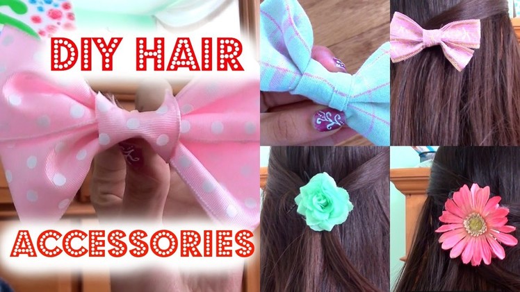 DIY Hair Accessories Bows with a TWIST ;)