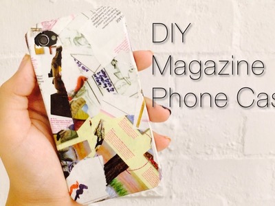 DIY Magazine Phone Case