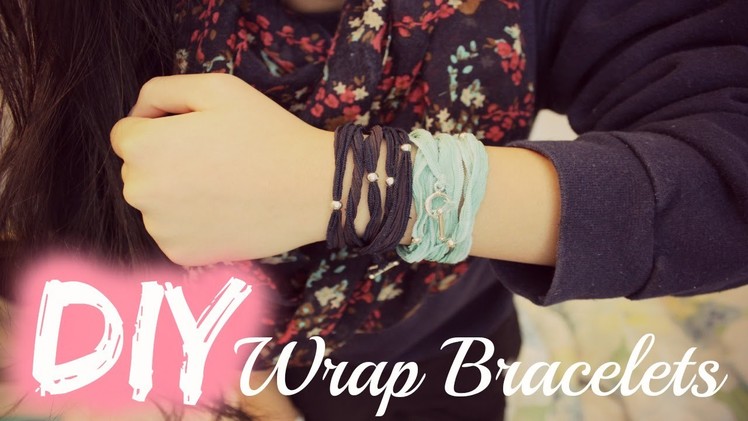 DIY: Simple & Cute Wrap Bracelets