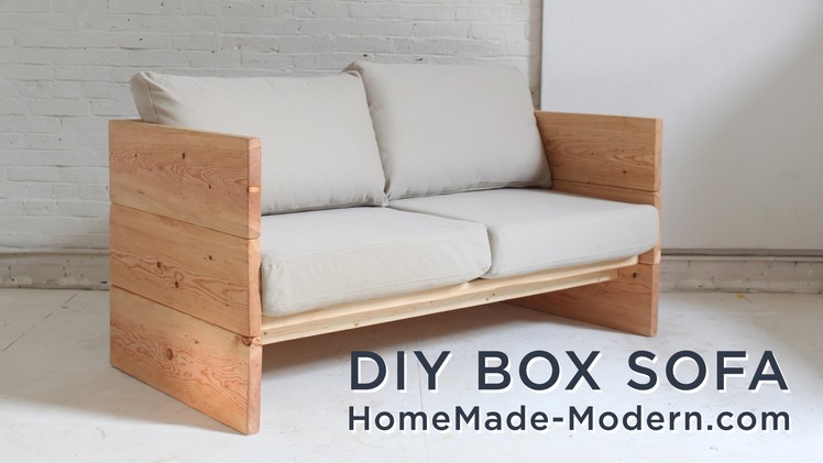 DIY Sofa made out of 2x10s