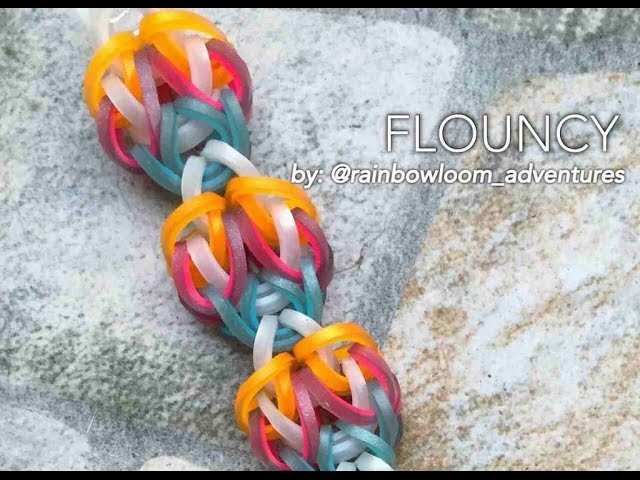 FLOUNCY Hook Only bracelet tutorial