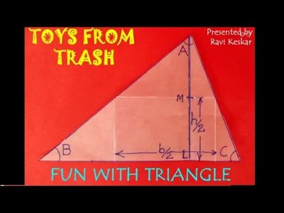 Fun with Triangle | Telugu | Geometry by Paper Folding