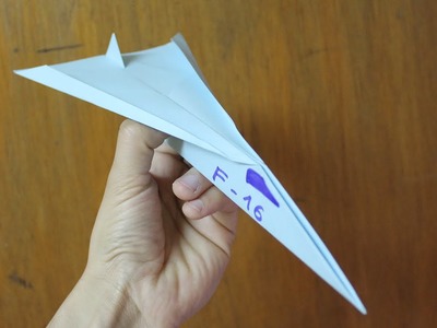 How to make a paper airplane that flies for a long time