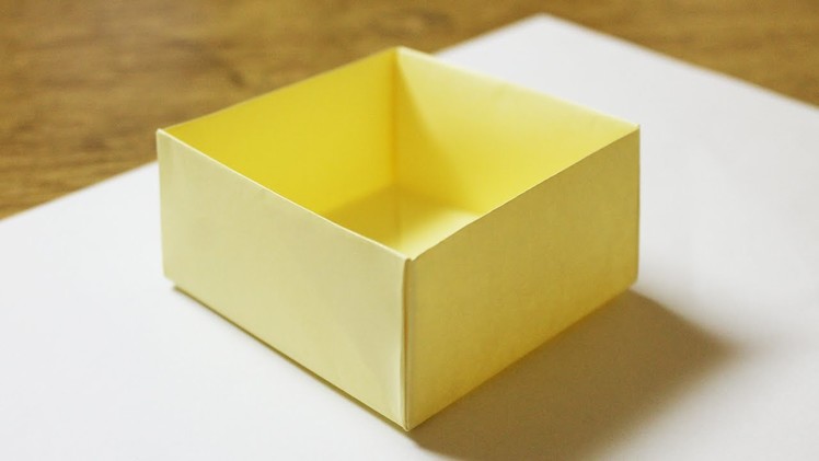 How to make a paper box