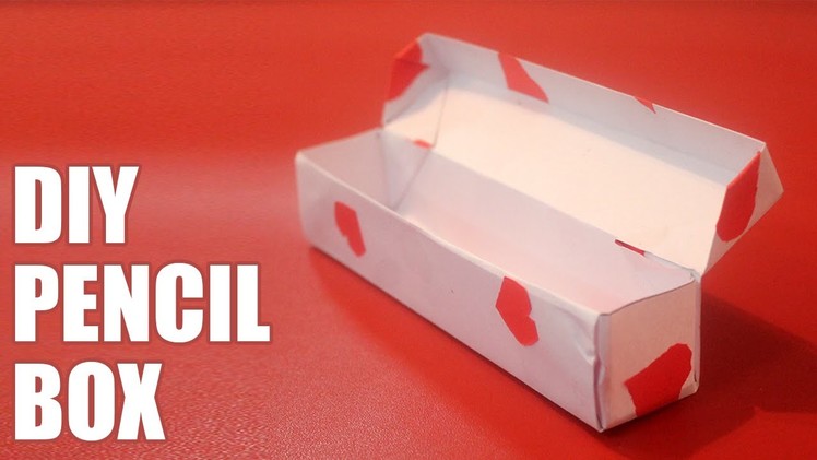 How to make a paper pencil box