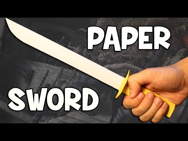 How to make a paper sword | Easy and Fast