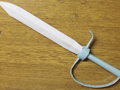 How to make a paper sword that is strong