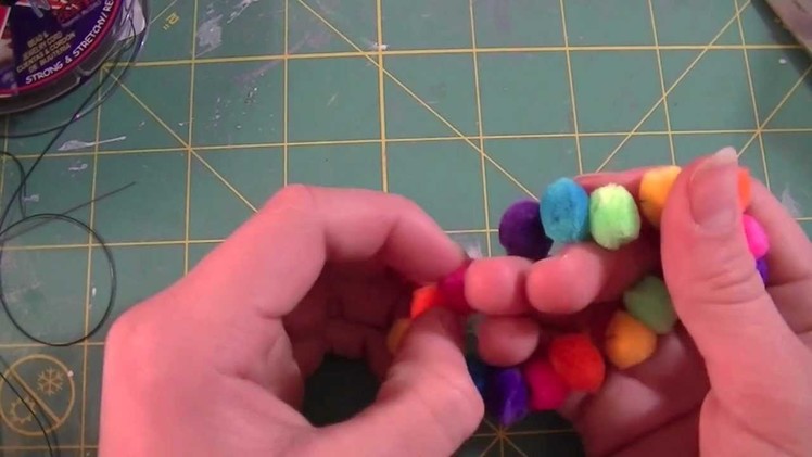How to make a Pom-Pom Bracelet