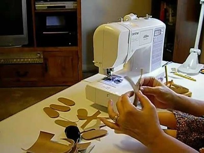 How to Make Doll Shoes - V Sandals Pt. 3