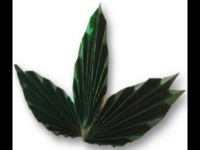 How to make leaf with paper very easily at home