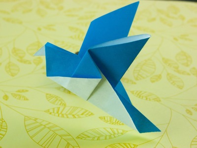 How to make paper pigeon origami
