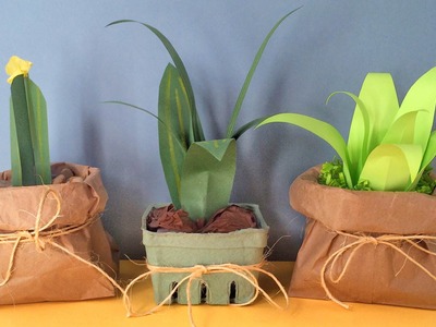 How to Make Paper Plants (Easy)