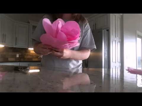 How to make Tissue Paper Roses