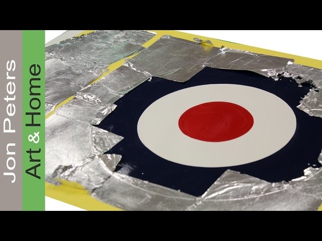 How to use Aluminum Leaf to Make an RAF Roundel