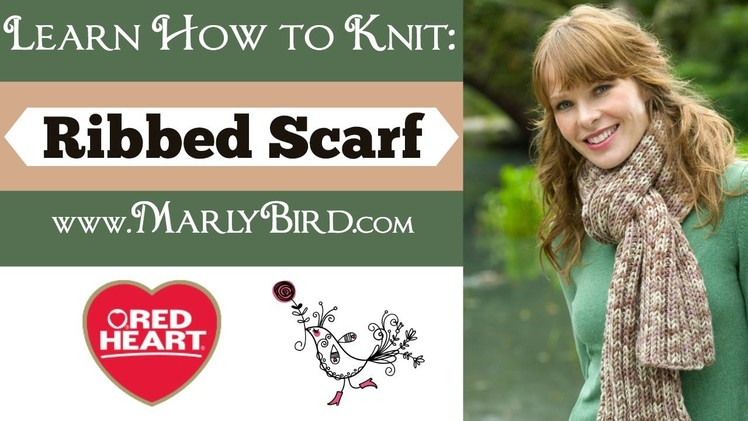 Learn How to Knit Ribbed Scarf