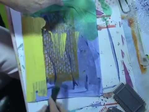 #lovesummerart day3 how to make paste paper