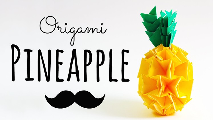 Modular Origami Pineapple Instructions