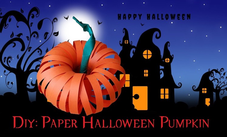 New! Amazing Paper Halloween Pumpkin