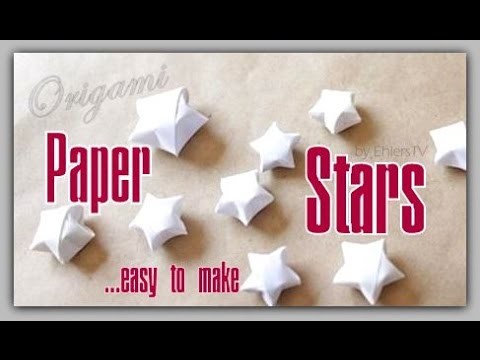 Origami Paper Stars - Easy to make