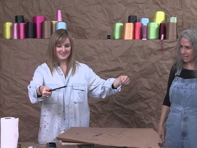 Painting with Thread Demonstration from The Art of Mistakes