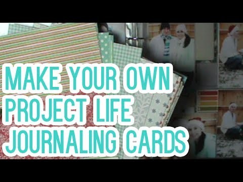SP Episode 283: Make Your Own Journaling Cards -Project Life for Beginners