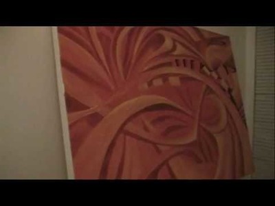 Speed Painting An Abstract Art Piece #7