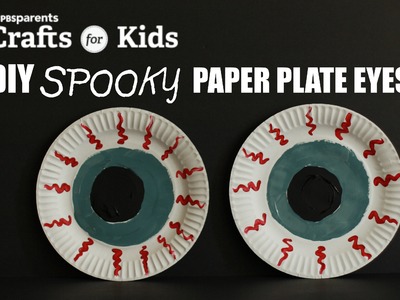 Spooky Paper Plate Eyes | Crafts for Kids | PBS Parents