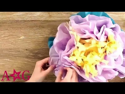 Tissue Blossom Flowers - Paper Flowers Craft | American Girl