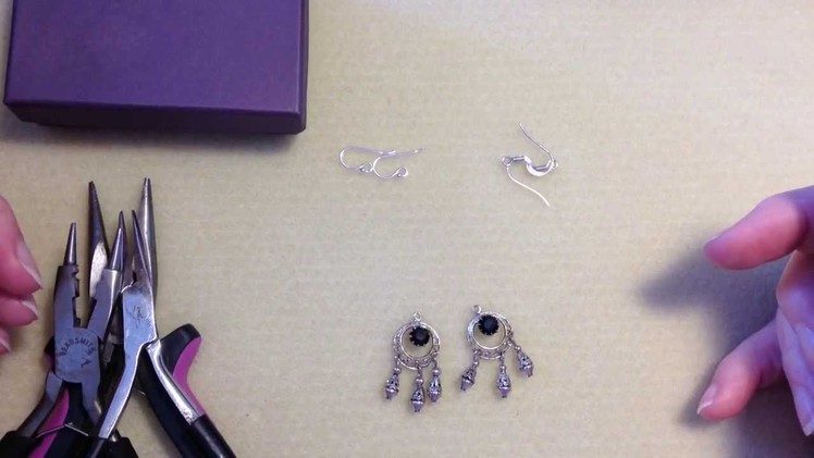WilsonBeadwork: Attach Fishhook Ear Wire to Pair if Earrings DIY Earring Repair