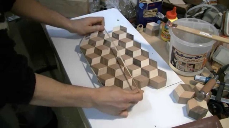 Woodworking - Making a  3d Tumbling cutting board