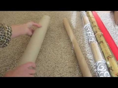 Wrapping Paper Storage Tube Roll Stays Holds Great