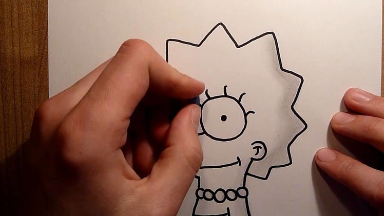 3rd drawing: Lisa Simpson (Simpsons) [HD]