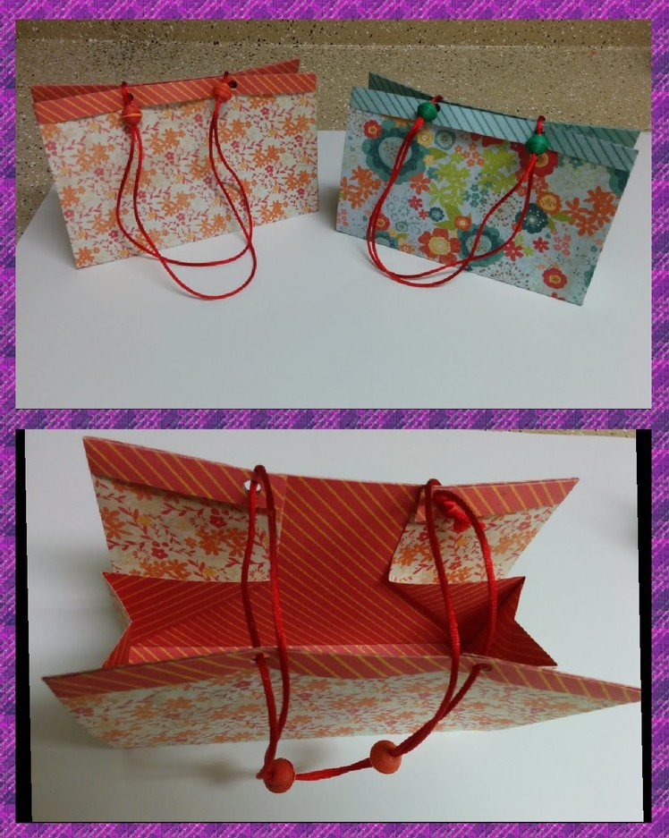 Art and Craft: How to make gift bag.box