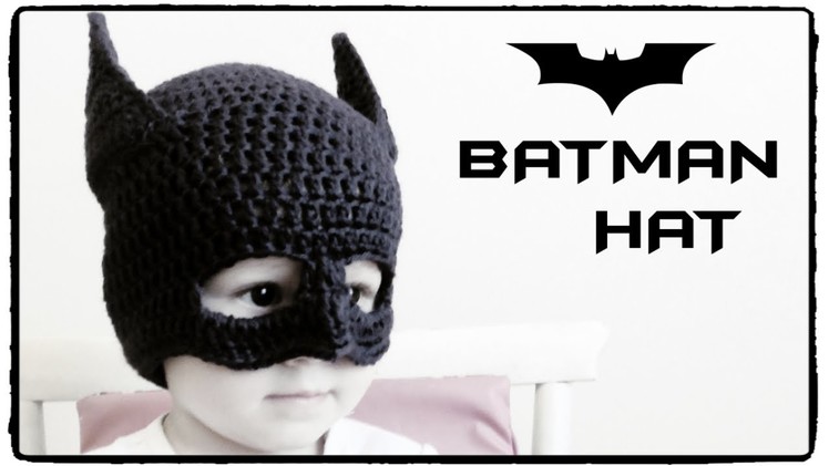 Batman Hat Crochet - ALL SIZES