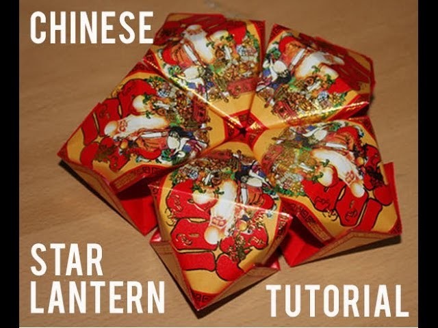 Chinese New Year Star Lantern Tutorial | redfloweraddict