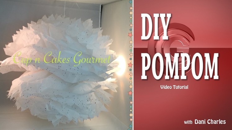 Craft DIY ! Pompom With Tissue Paper Tutorial