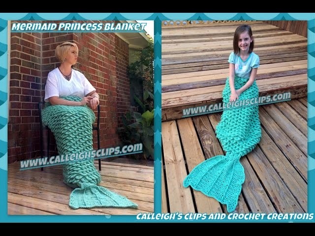 Crochet Mermaid Blanket Chat