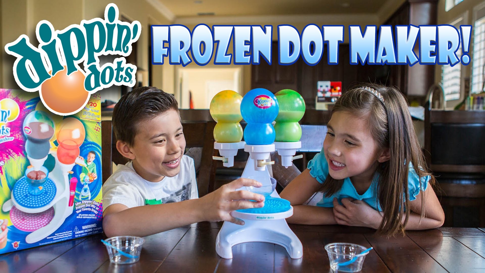 DIPPIN DOTS Frozen Dot Maker with Pop Pens! FUN & FAILS!