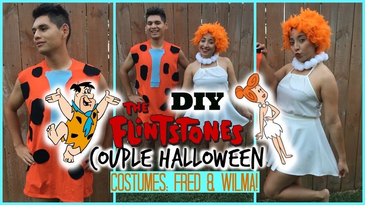 DIY Couple Halloween Costume: Fred & Wilma ( The Flintstones )