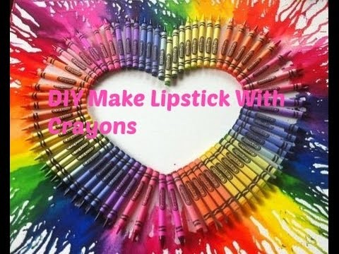 DIY Make Lipstick With Crayons (NO COCONUT OIL!!)
