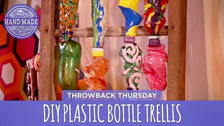 DIY Plastic Bottle Trellis - Throwback Thursday - HGTV Handmade