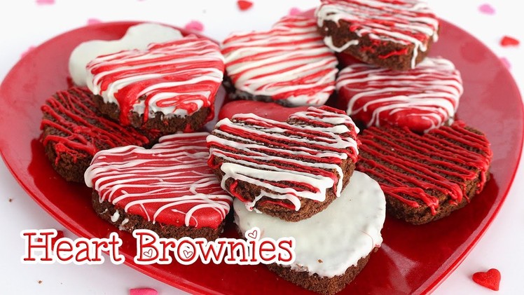 DIY Valentine's Day Treats : Heart Brownies
