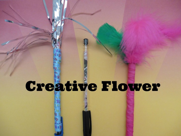 Facil : Como decorar  plumas - Creative Flower