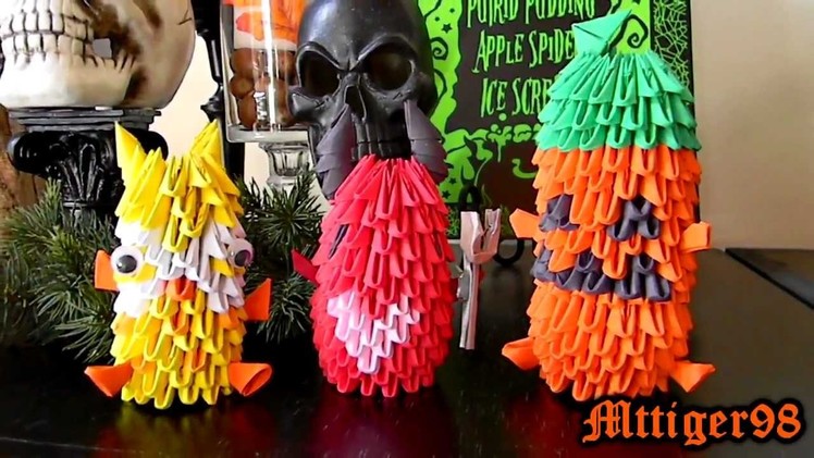 Halloween 3D Origami Creations 2012