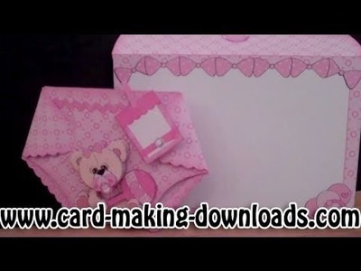 How To Make A Nappy Card www.card-making-downloads.com