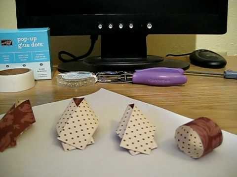 How to make a paper box and bow