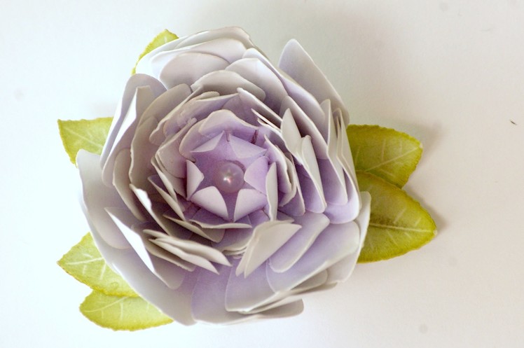 How to Make a Paper Camellia Flower